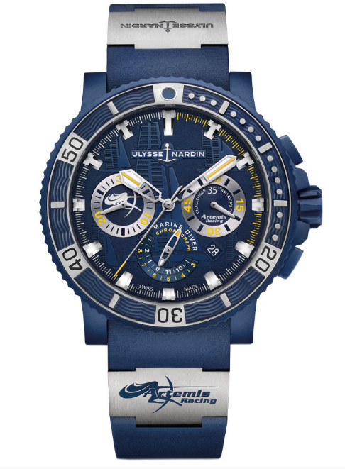 Ulysse Nardin Diver Black Sea Chronograph 353-98LE-3/ARTEMIS Replica Watch